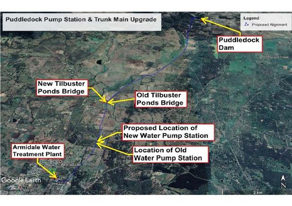 Pipeline and pumpstation upgrade graphic