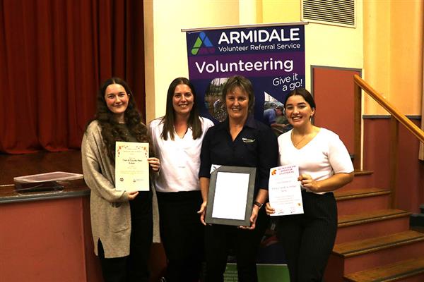 Armidale Town and Country Realestate Volunteer Team - Awarded AVRS Employee Volunteer